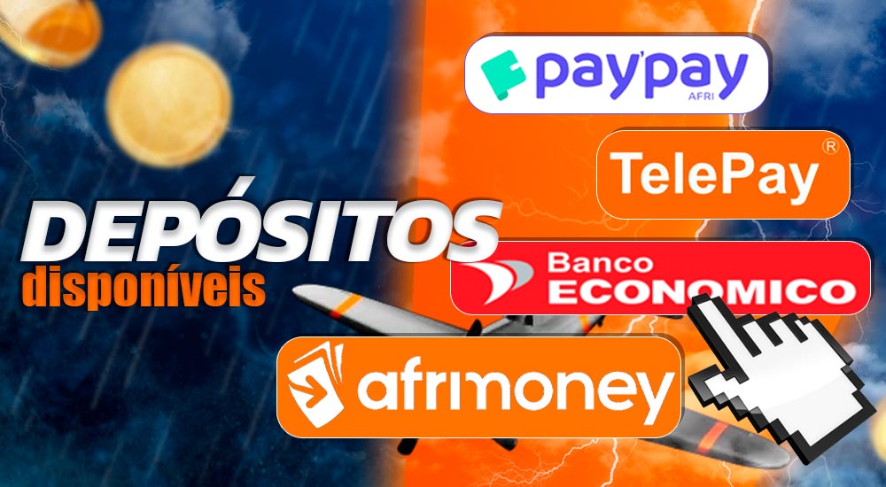 Uma variedade de métodos de depósito para jogadores de Angola.