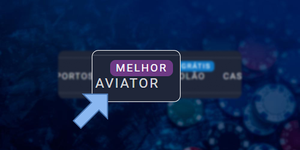 Encontre a seção do jogo Aviator.