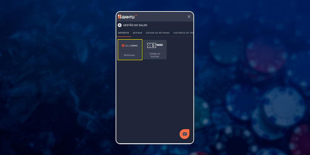 Escolhendo o melhor método para depósito.
