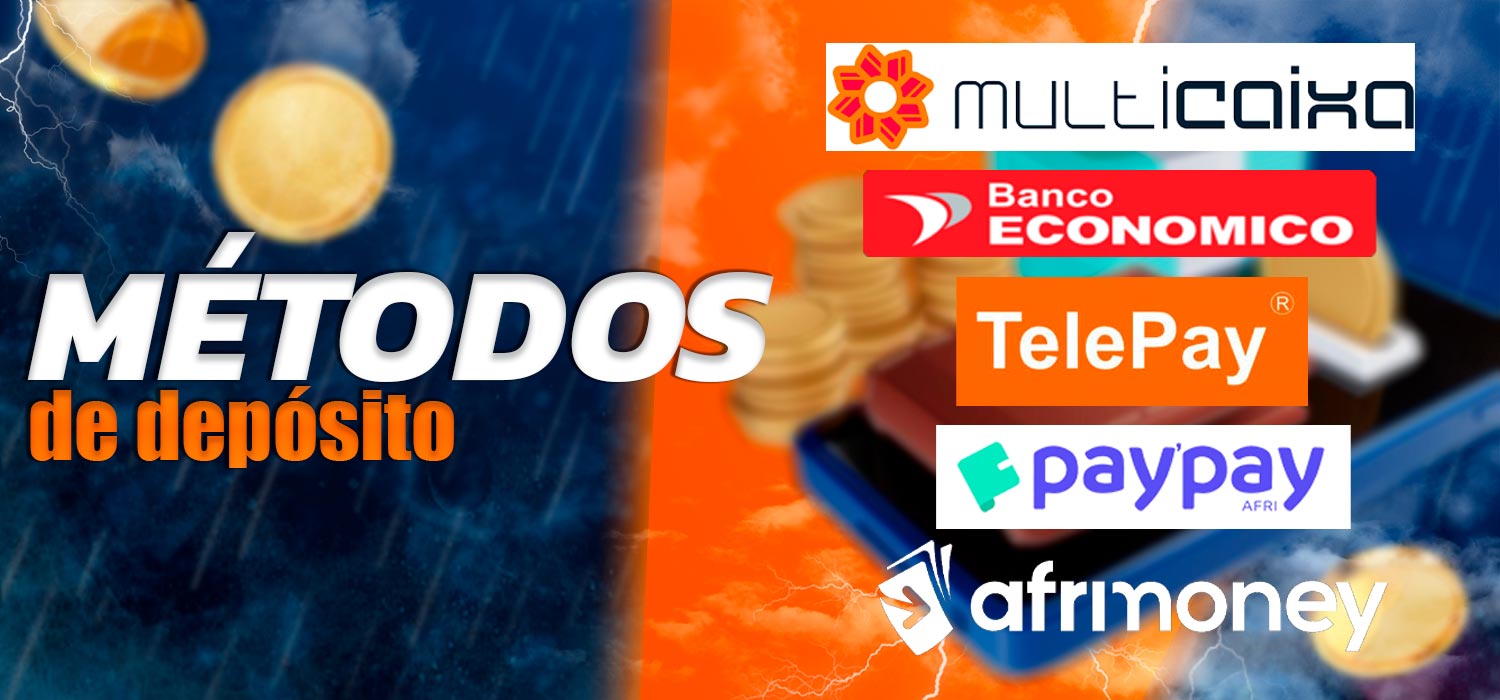 Uma variedade de métodos de depósito e retirada estão disponíveis para os usuários.