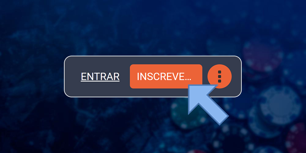 Botão para registrar uma conta.