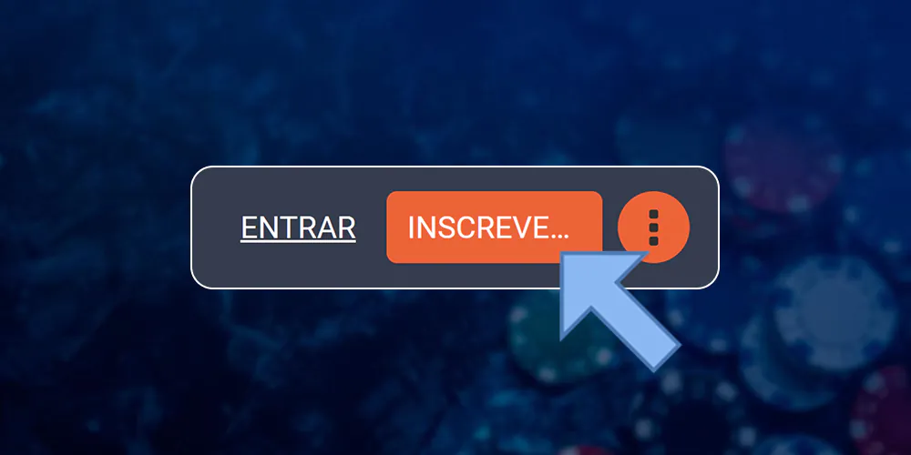Botão para registrar uma conta.