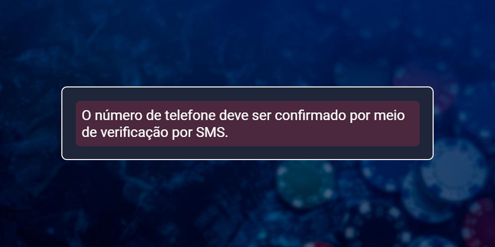 Aguardando SMS para concluir o registro.